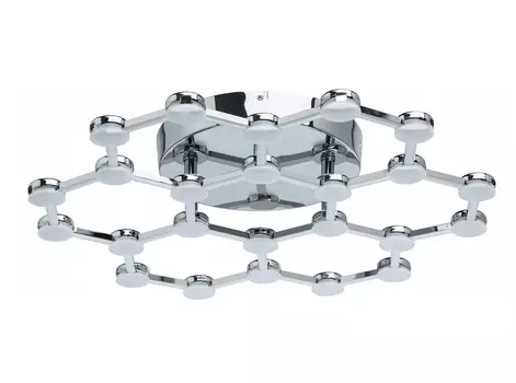 Потолочная люстра ракурс (regenbogen life) серебристый 10 см.