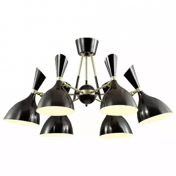 Потолочная люстра rasto (odeon light) черный 49 см.