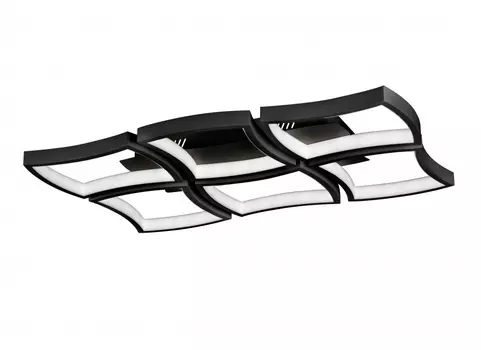 Потолочная люстра roomy (iledex) черный 56x8 см.