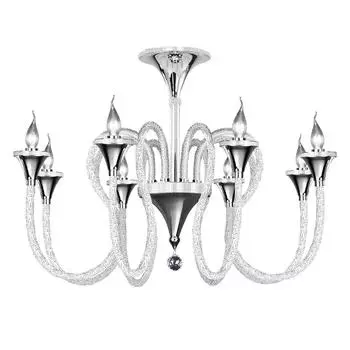 Потолочная люстра serpente (osgona) серебристый 185 см.