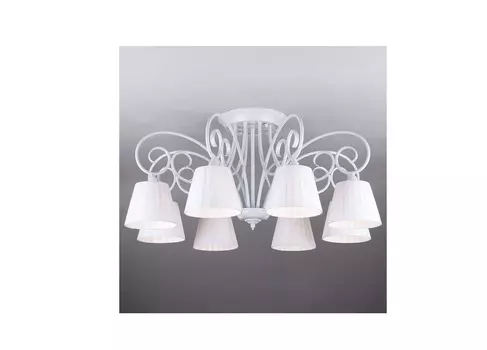 Потолочная люстра severina (bogates) белый 38 см.