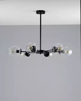 Потолочная люстра simba (moderli) черный 50 см.