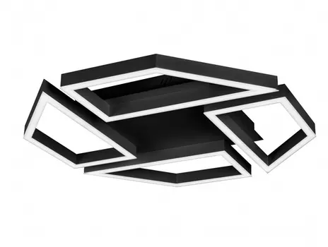 Потолочная люстра stellar (iledex) черный 72x10 см.