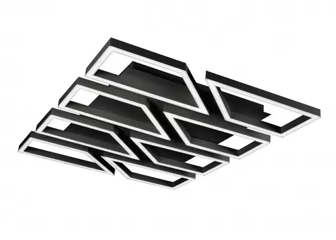 Потолочная люстра stellar (iledex) черный 81x10 см.