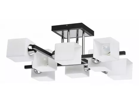 Потолочная люстра тетро (demarkt city) белый 60x22x60 см.