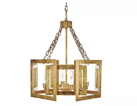 Потолочная люстра тобиас (louvrehome) золотой 63 см.