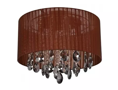 Потолочная люстра жаклин (mw-light) коричневый 24 см.