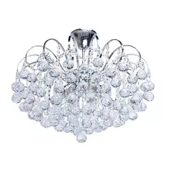 Потолочная люстра жемчуг (mw-light) прозрачный 49 см.