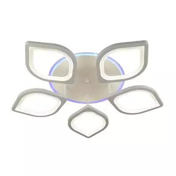 Потолочная светодиодная люстра танис (wedo light) белый 10 см.