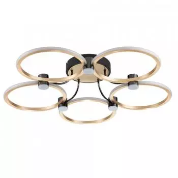 Потолочная светодиодная люстра вальтер (de markt) белый 20 см.