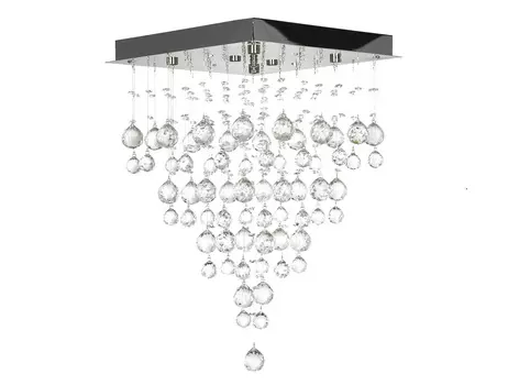 Потолочный светильник (arti lampadari) серебристый 40x66x40 см.