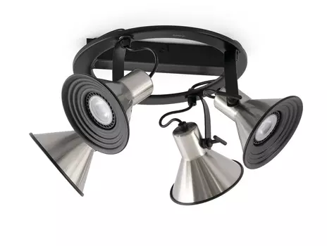 Потолочный светильник cup-4 (faro) черный