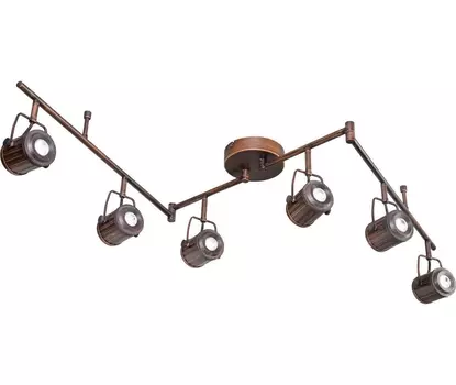 Потолочный светильник (loft) коричневый 170x26x14 см.