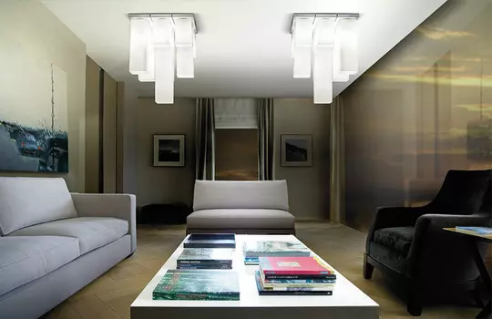 Потолочный светильник (to4rooms) белый 15x23x15 см.