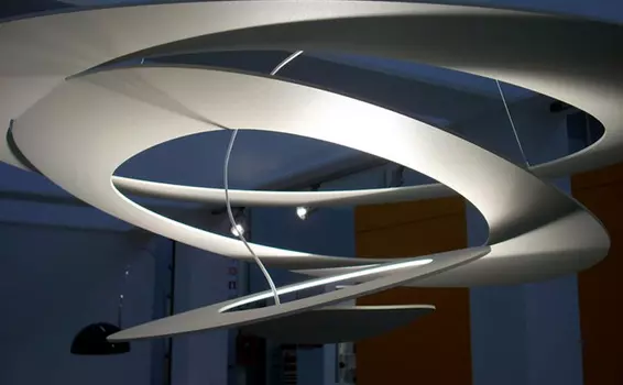 Потолочный светильник (to4rooms) белый 69x36x69 см.