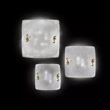 Потолочный светильник (to4rooms) бронзовый 42x12x42 см.