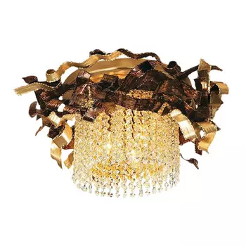 Потолочный светильник (to4rooms) коричневый 52x23 см.