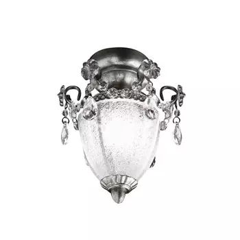 Потолочный светильник (to4rooms) серебристый 18x22x18 см.