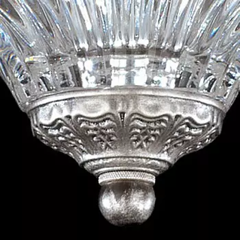 Потолочный светильник (to4rooms) серебристый 25x15x25 см.