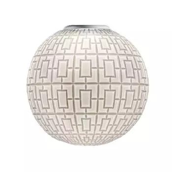 Потолочный светильник (to4rooms) серебристый 30x30x30 см.