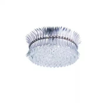 Потолочный светильник (to4rooms) серебристый 37x28 см.