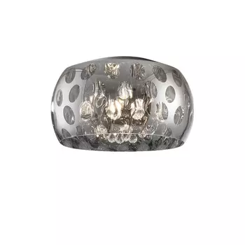 Потолочный светильник (to4rooms) серебристый 40x22x40 см.