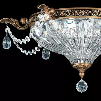 Потолочный светильник (to4rooms) серебристый 42x20x42 см.