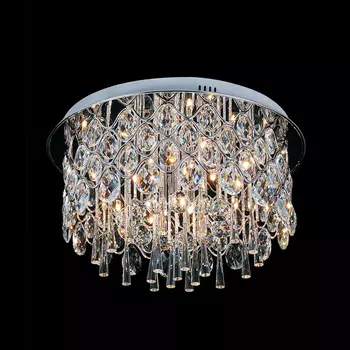 Потолочный светильник (to4rooms) серебристый 65x32x65 см.