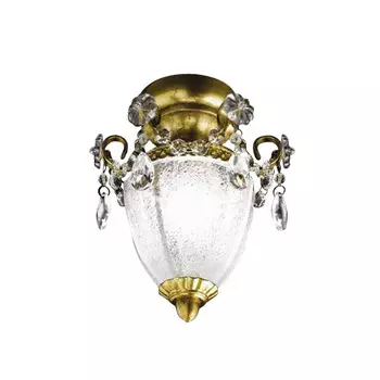 Потолочный светильник (to4rooms) золотой 18x22x18 см.