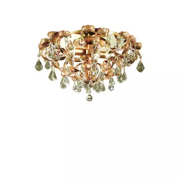 Потолочный светильник (to4rooms) золотой 60x33 см.