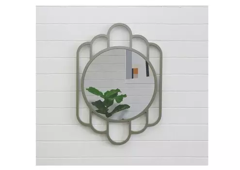 Праздничное зеркало santa b (banska) серый 65x80x5 см.