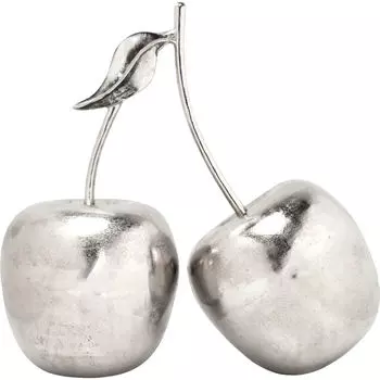 Предмет декоративный cherry (kare) серебристый 29x31x13 см.