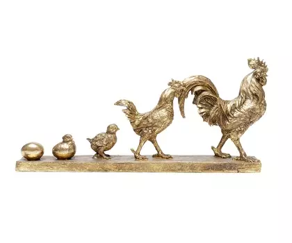 Предмет декоративный evolution (kare) золотой 58x28x11 см.