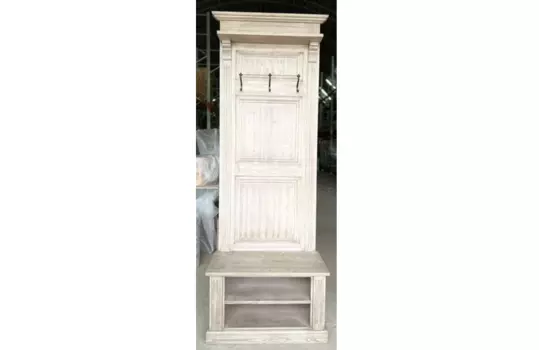 Прихожая брюгге (инлавка) белый 80x210x41 см.