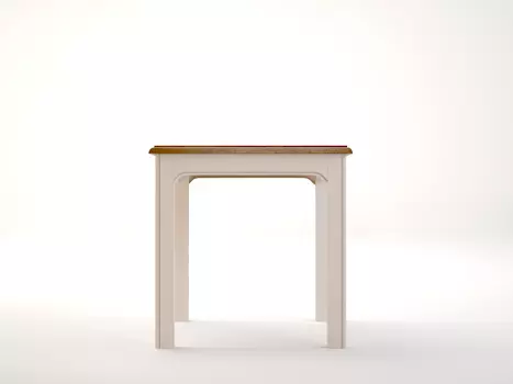 Прикроватная консоль olivia (etg-home) бежевый 65.0x60.0x55.0 см.