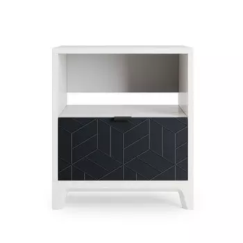 Прикроватная тумба case cs006 (the idea) белый 49x56x40 см.