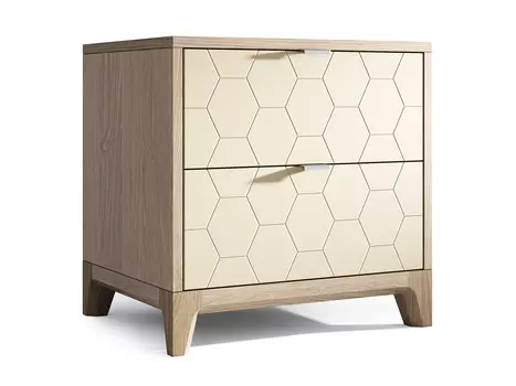 Прикроватная тумба case (the idea) бежевый 50x50x40 см.