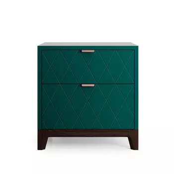 Прикроватная тумба case (the idea) бирюзовый 49x51x40 см.