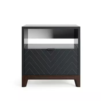 Прикроватная тумба case (the idea) черный 49x51x40 см.