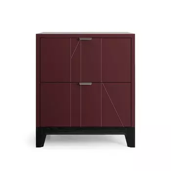 Прикроватная тумба case (the idea) красный 49x56x40 см.