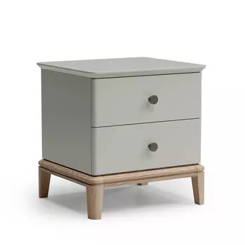 Прикроватная тумба cr001 (the idea) серый 48x51x44 см.