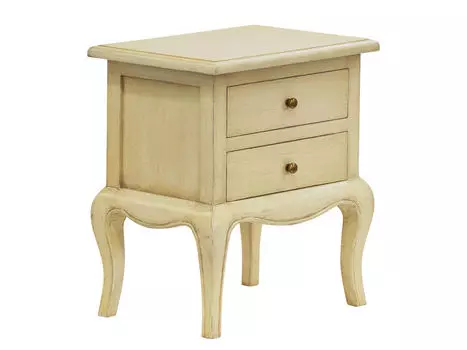 Прикроватная тумба edith bedside table (gramercy) бежевый 53x60x38 см.