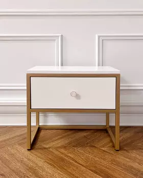 Прикроватная тумба (for miss) белый 50x50x30 см.
