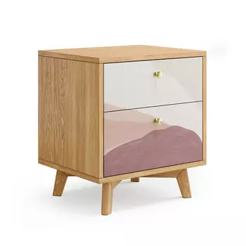 Прикроватная тумба fr009 (the idea) коричневый 49x55x40 см.