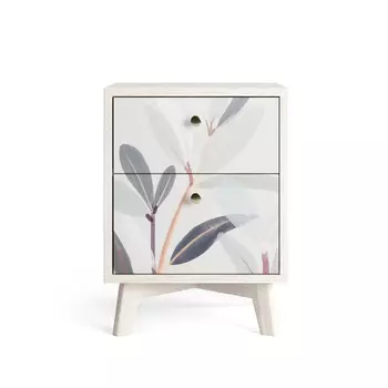 Прикроватная тумба france (the idea) серый 40x55x35 см.