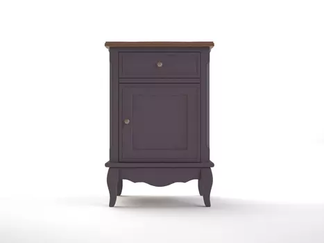 Прикроватная тумба leontina lavanda (etg-home) фиолетовый 45.0x68.0x36.0 см.