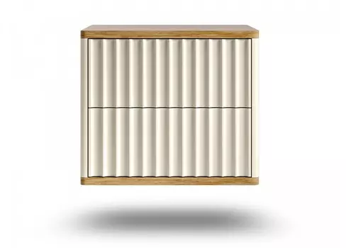 Прикроватная тумба подвесная vr4 (the idea) белый 45x39x41 см.