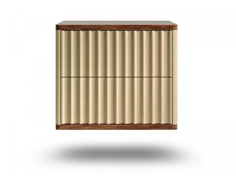 Прикроватная тумба подвесная vr4 (the idea) желтый 45x39x41 см.