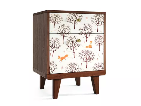 Прикроватная тумба thimon (the idea) бежевый 50x65x40 см.