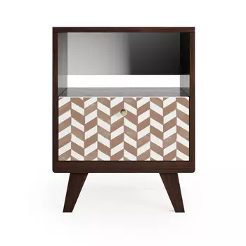 Прикроватная тумба thimon (the idea) коричневый 49x64x40 см.